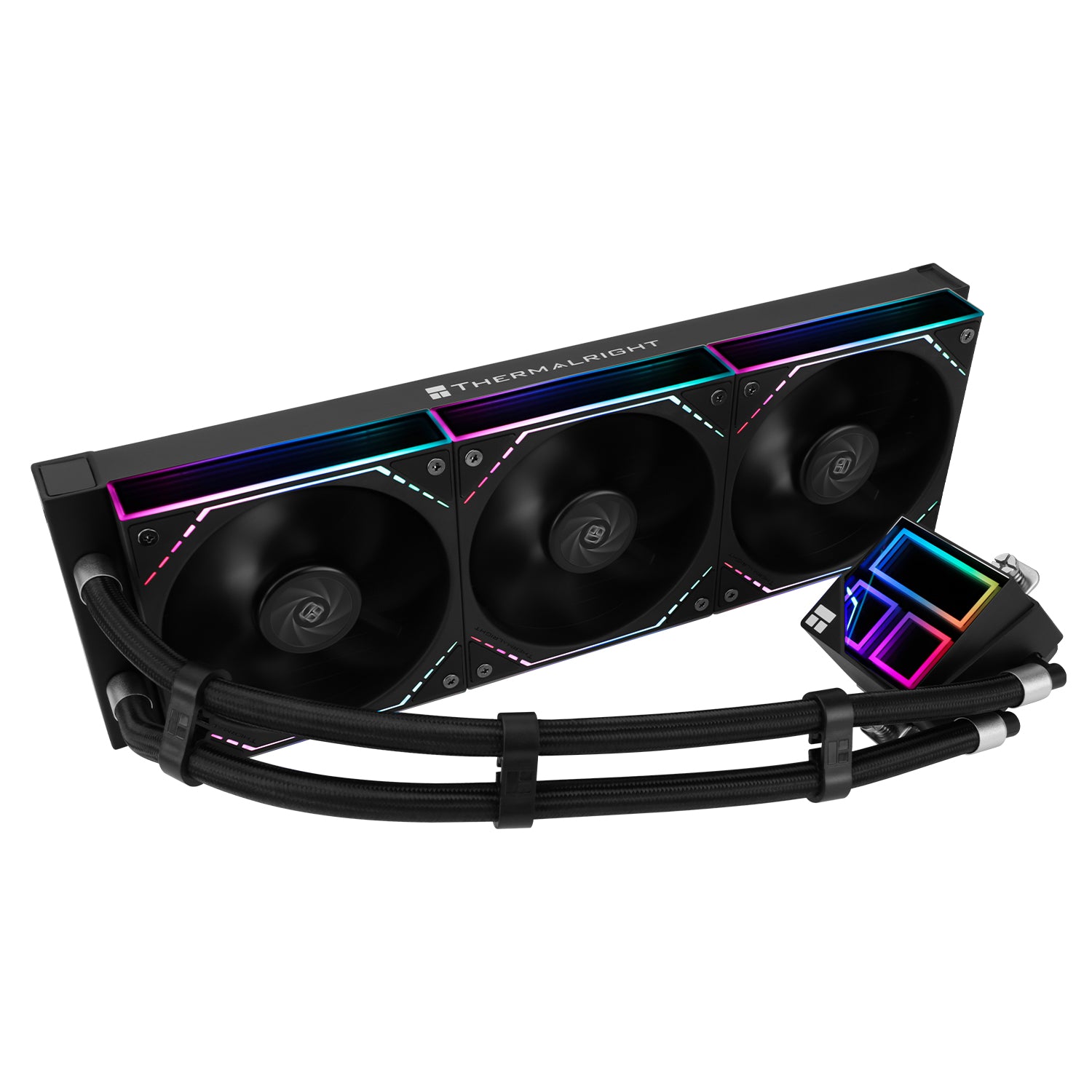 COOLER Thermalright "Frozen Infinity 360", skt. Intel si AMD, racire cu lichid, 3 x 120mm, 2000 RPM, ARGB adresabil, negru "Frozen Infinity 360 Black"