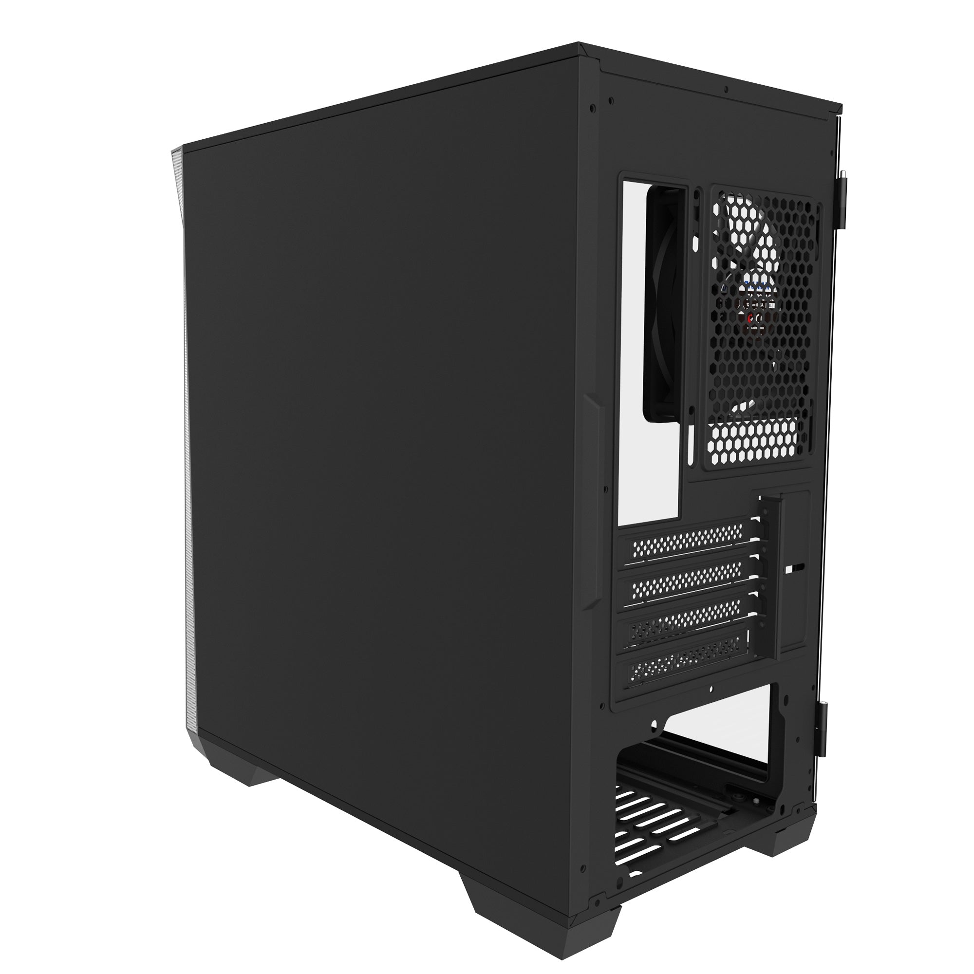 CARCASA Zalman "Z1 Iceberg", middle tower, fara sursa, suporta 5xfan, 3xfan inclus, USB 3.1 gen1 x 2, USB 2.0 x 1, audio+mic, 4 sloturi expansiune, negru "Z1 Iceberg Black"