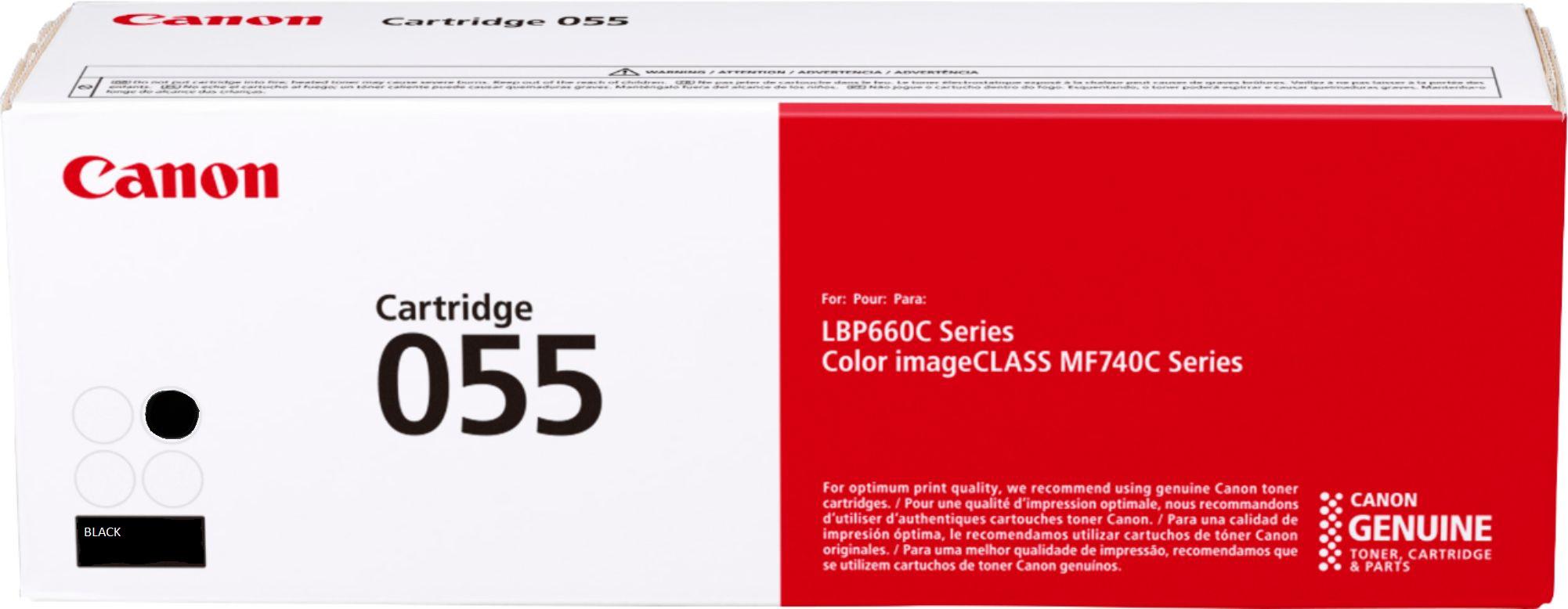 Toner Original Canon Black, CRG-055BK, pentru I-Sensys LBP-663|LBP-664|MF-742|MF-744|MF-746, 2.3K, , "3016C002AA"