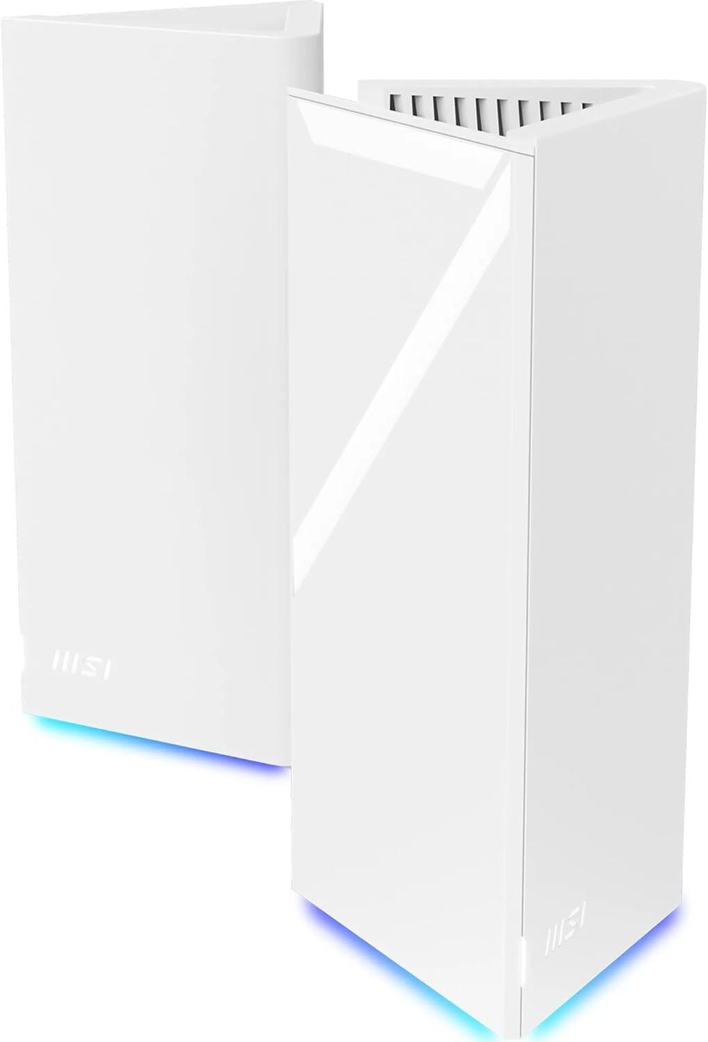 MSI Roamii BE Pro Mesh System, WiFi 7, MRBE110, acoperire aprox. 557 m², functii de securitate si control parental, serviciu VPN, 2.5G Ethernet port x4, Alb MRBE110-2PK 