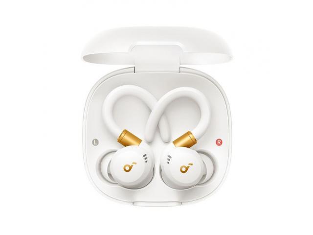 Casti Anker "Soundcore Sport X20", in-ear, utilizare multimedia, Bluetooth 5.3, 6 x mic, durata baterie pana la 48 ore, IP68, ANC, alb, "A3968G21" (timbru verde 0.18 lei) - 0194644187002