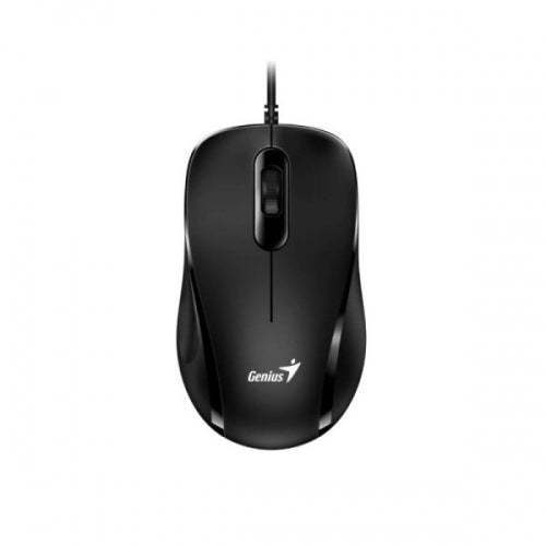MOUSE Genius, "DX-101", PC sau NB, cu fir, USB, optic, 1200 dpi, butoane/scroll 3/1, , negru, "31010026401"