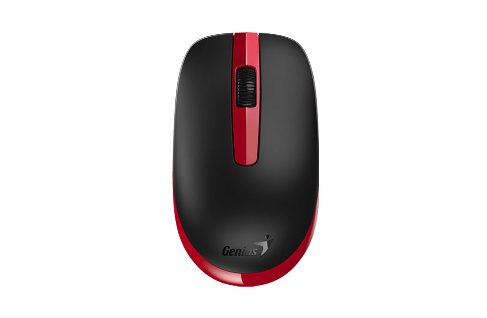 MOUSE Genius, "NX-7007", PC sau NB, wireless, 2.4GHz, optic, 1200 dpi, butoane/scroll 3/1, , rosu, "31030026404"