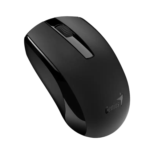 Mouse Genius "ECO-8100", PC sau NB, wireless 2.4GHz, optic, 1200 dpi, butoane/scroll 3/1, acumulator, negru, "31030046400" 4710268 262749