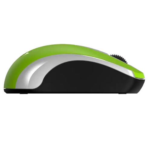 Mouse Genius "ECO-8100", PC sau NB, wireless 2.4GHz, optic, 1200 dpi, butoane/scroll 3/1, acumulator, verde, "31030046403" 4710268 262770