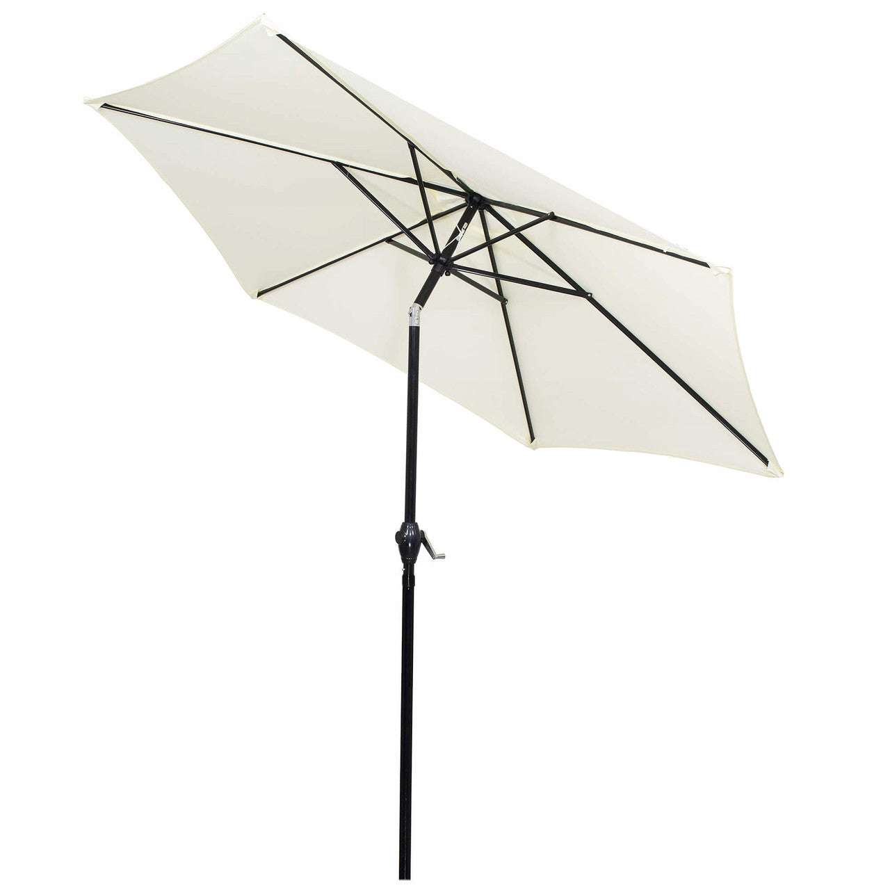 Umbrela terasa gradina, cu manivela si inclinare, GU13E, diametru 260cm, Crem