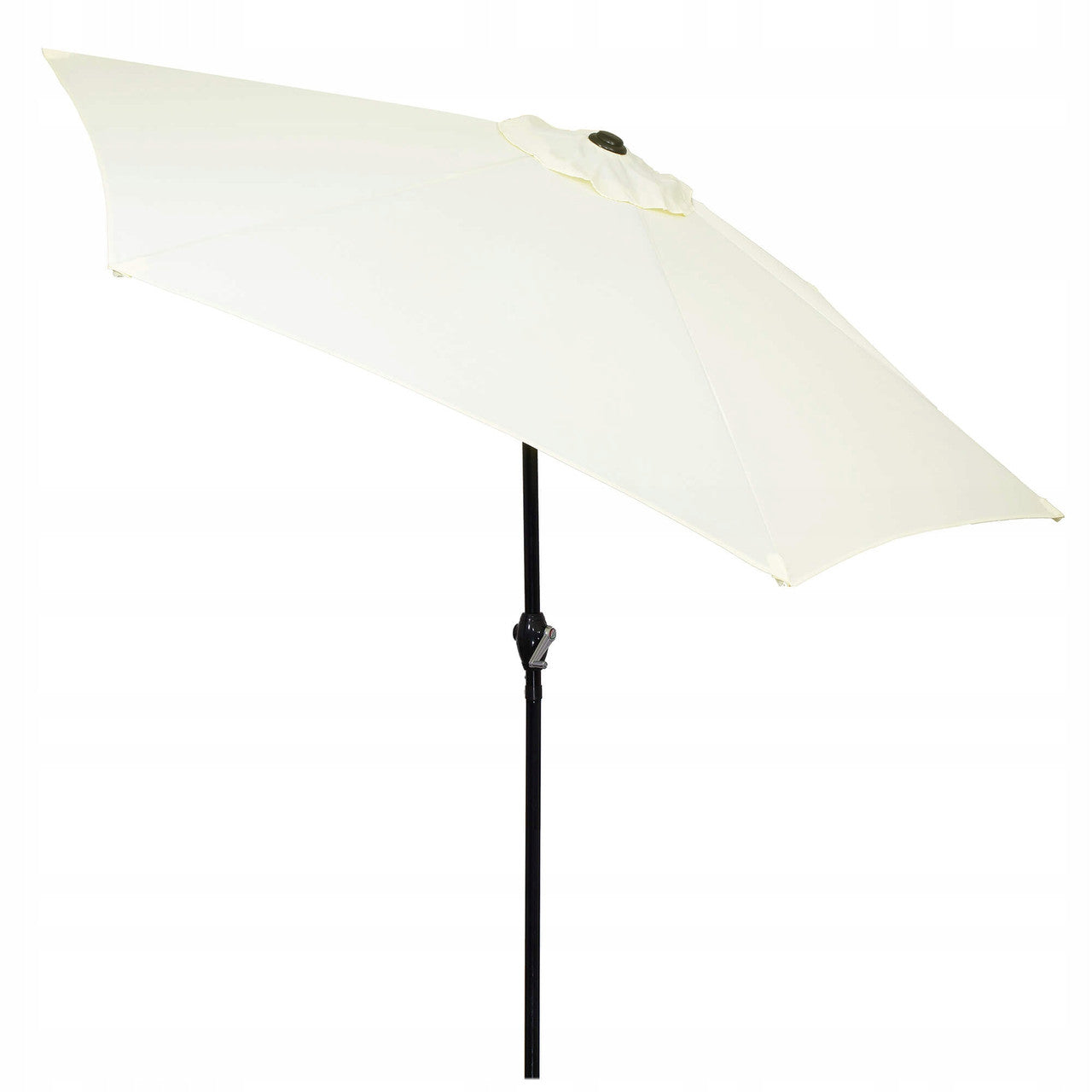 Umbrela terasa gradina, cu manivela si inclinare, GU13E, diametru 260cm, Crem