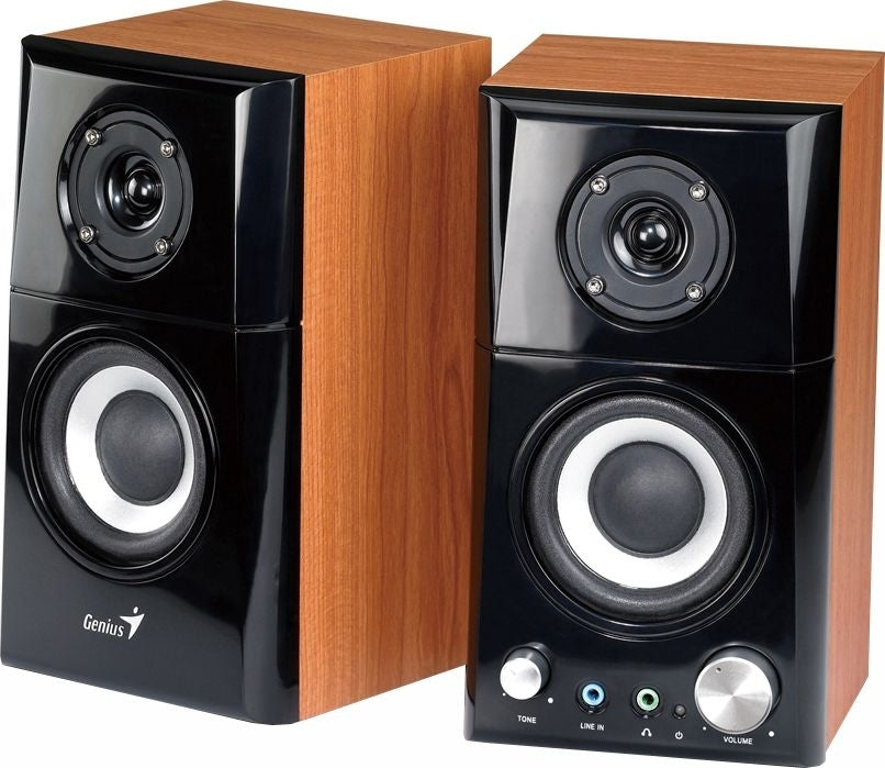 BOXE GENIUS 2.0, RMS: 14W (2 x 7W), black&amp;cherry wood, "SP-HF500A II" "31730032400"