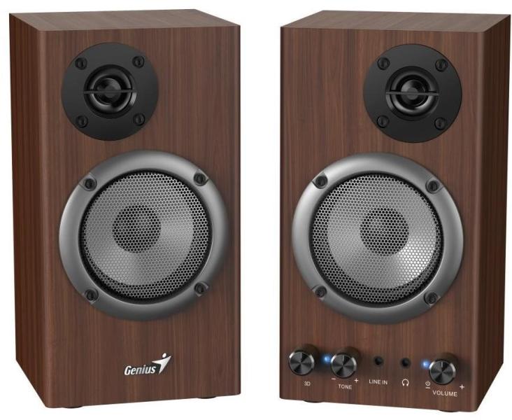 BOXE GENIUS 2.0, RMS: 16W (2 x 8W), wood, "SP-HF500B" "31730047400"