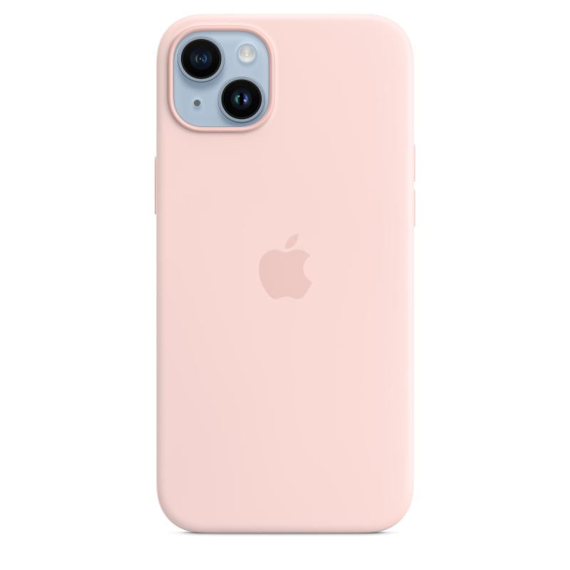 iPHONE Case 14 Plus Silicone Pk (iPhone 14 Plus Silicone Case with MagSafe - Chalk Pink)