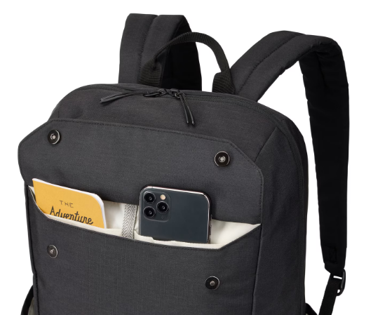 RUCSAC THULE, pt. notebook de max. 15.6 inch, 1 compartiment, buzunar frontal | buzunar lateral x 2, waterproof, poliester, negru, "TLBP216 BLACK" / "3204835"