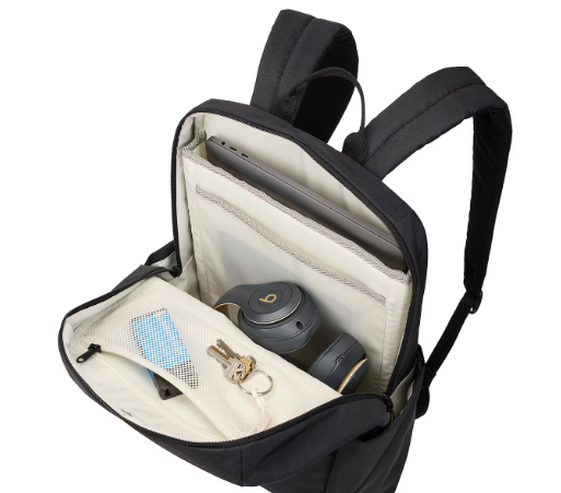 RUCSAC THULE, pt. notebook de max. 15.6 inch, 1 compartiment, buzunar frontal | buzunar lateral x 2, waterproof, poliester, negru, "TLBP216 BLACK" / "3204835"