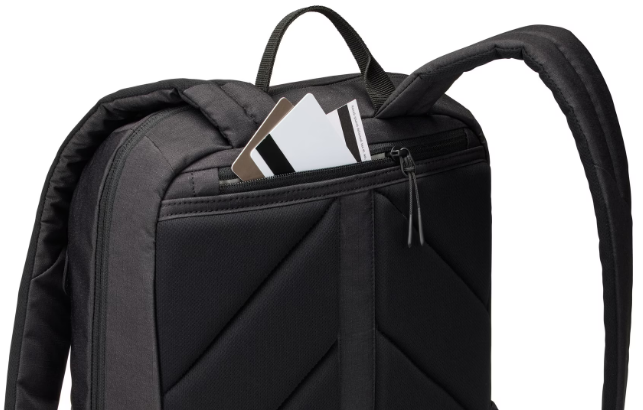 RUCSAC THULE, pt. notebook de max. 15.6 inch, 1 compartiment, buzunar frontal | buzunar lateral x 2, waterproof, poliester, negru, "TLBP216 BLACK" / "3204835"