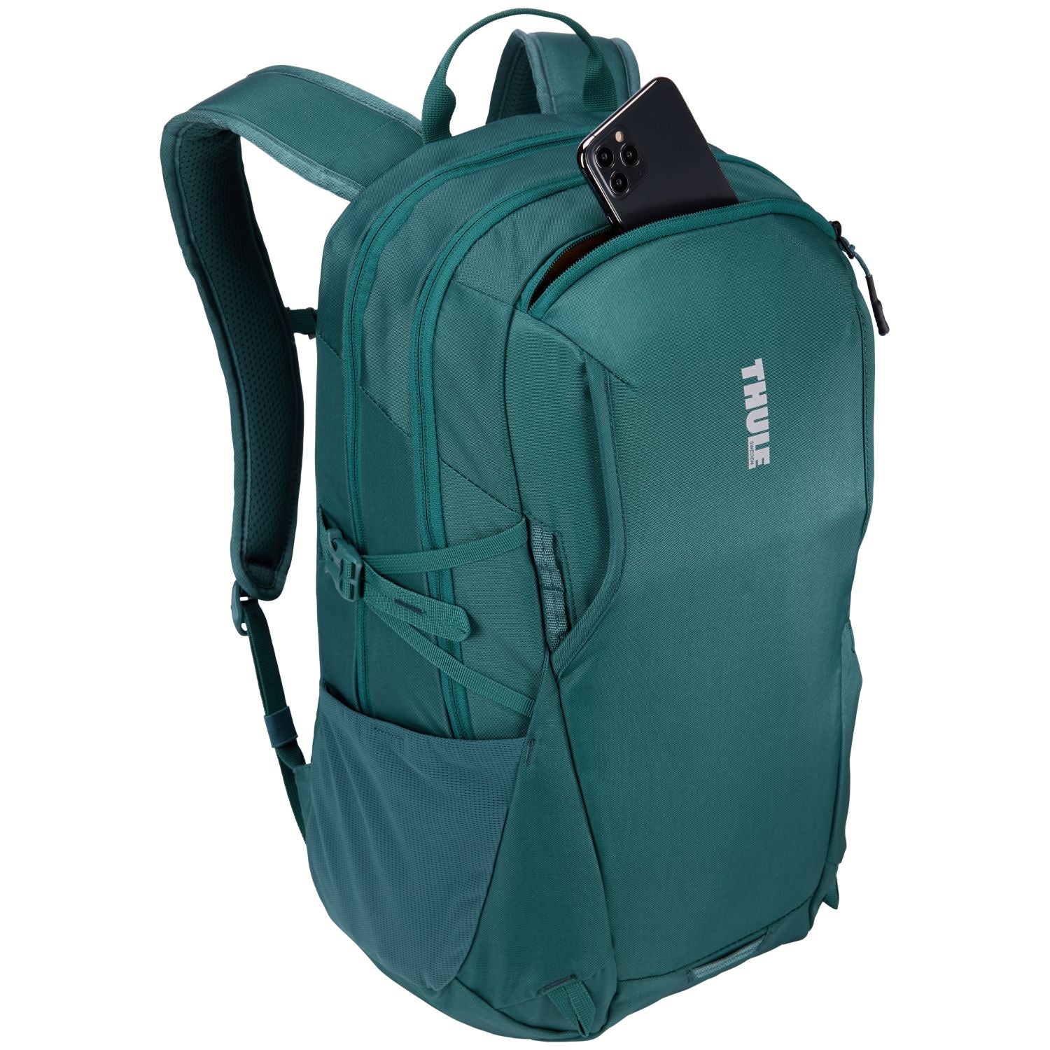 RUCSAC THULE Enroute, 26 l, pt. notebook de max. 15.6 inch, 2 compartimente, buzunar lateral x 2, waterproof, nylon, verde, "TEBP4316 MALLARD GREEN" / 3204847