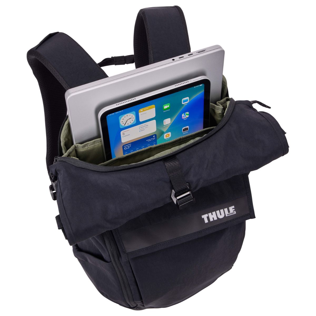 RUCSAC THULE Paramount urban cu compartiment laptop, 24L, negru 3205011