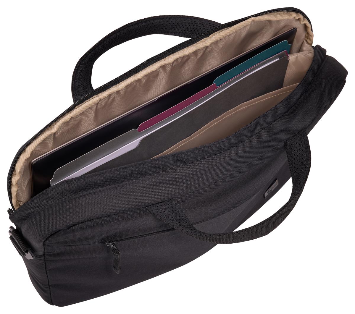 GEANTA CASE LOGIC Invigo, pt. notebook de max. 14 iinch, 1 compartiment, buzunar frontal, waterproof, poliester, negru,3205102 "INVIA114 BLACK"