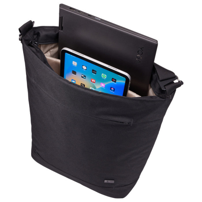 GEANTA CASE LOGIC Invigo pt. notebook de max 15.6 inch, convertibila,1 compartiment, buzunar frontal , waterproof, nylon, black, "INVIT116 BLACK" / 3205106