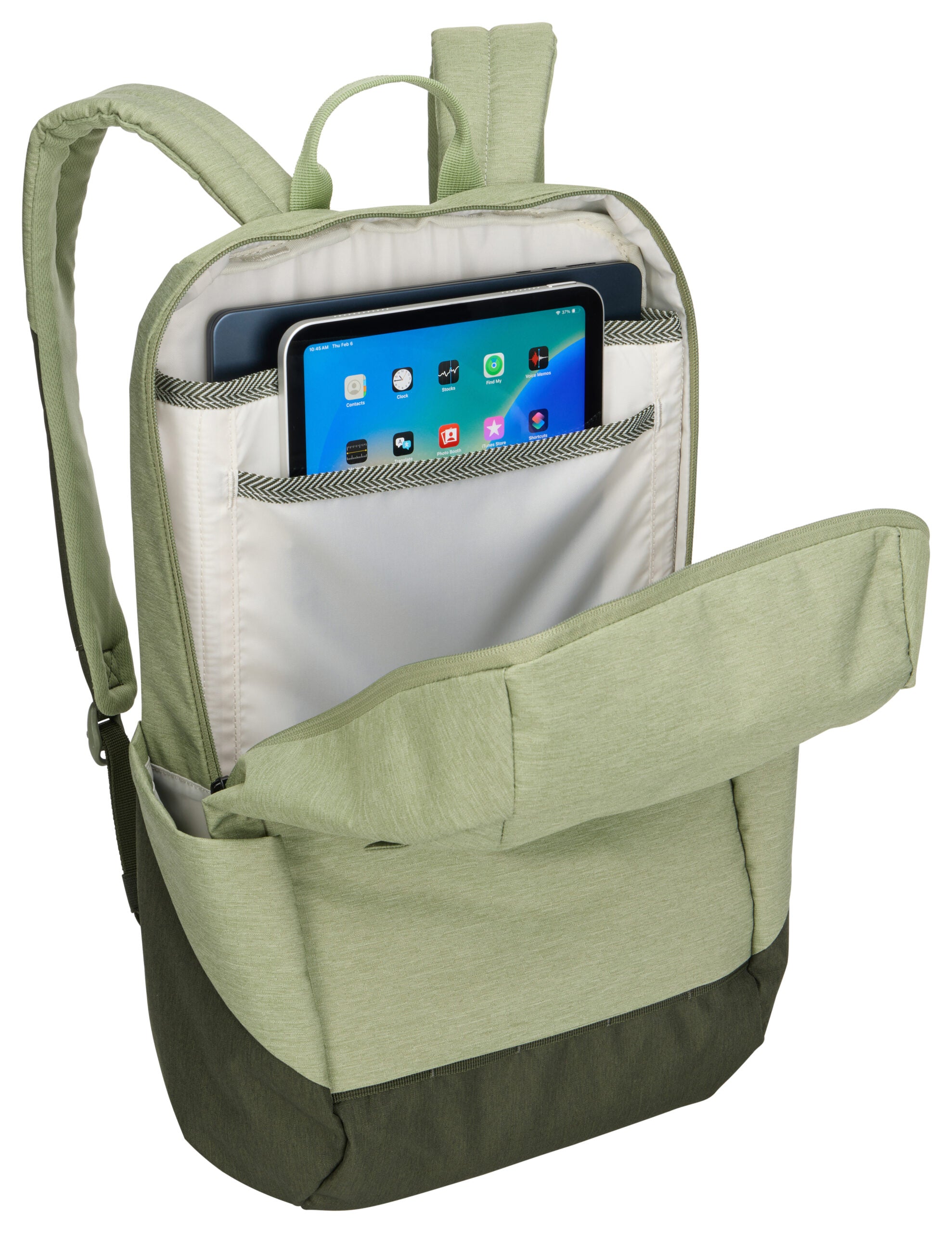 Rucsac THULE cu compartiment laptop 16'' , Lithos, 20L, Quiet Green TLBP216 3205453