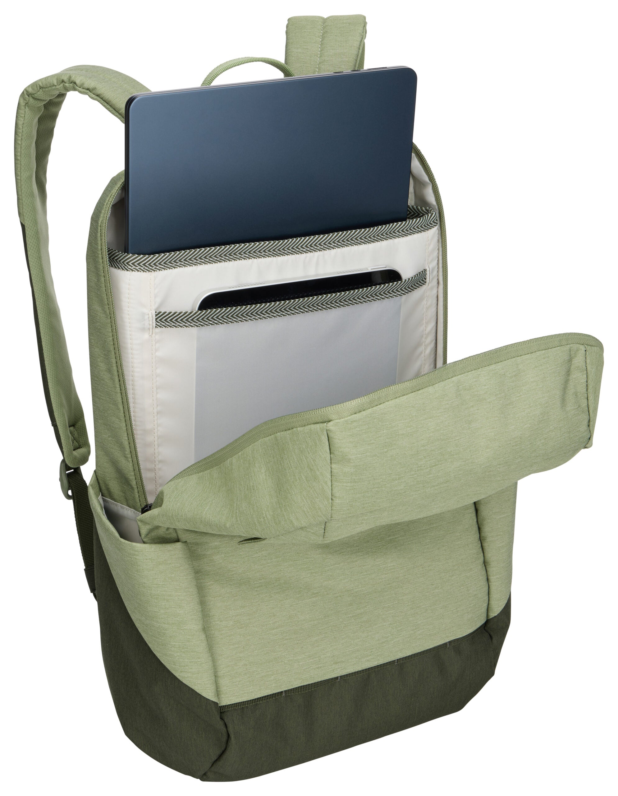 Rucsac THULE cu compartiment laptop 16'' , Lithos, 20L, Quiet Green TLBP216 3205453