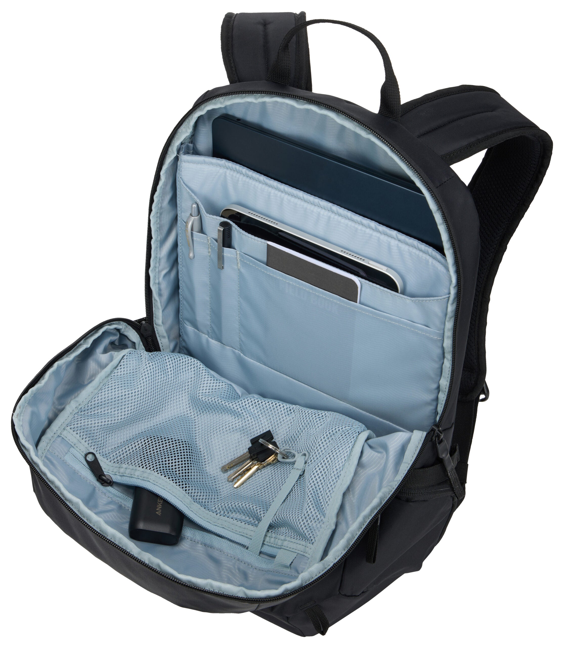 RUCSAC THULE Enroute, 21 l, pt. notebook de max. 15.6 inch, 1 compartiment, buzunar lateral x 2, waterproof, nylon, negru, "TEBP5116BLACK" 3205500
