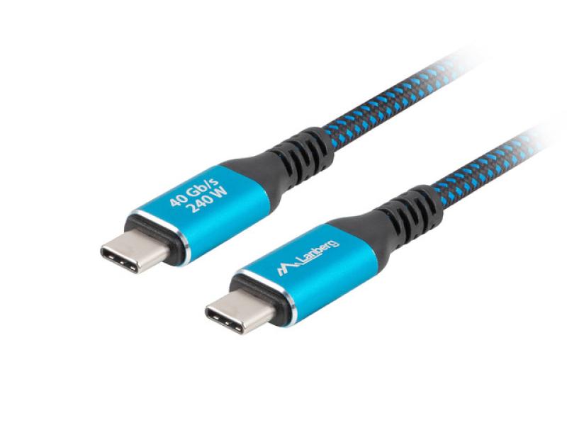 Lanberg Cablu USB-C M/M 4.0 240W 8K 60Hz ng