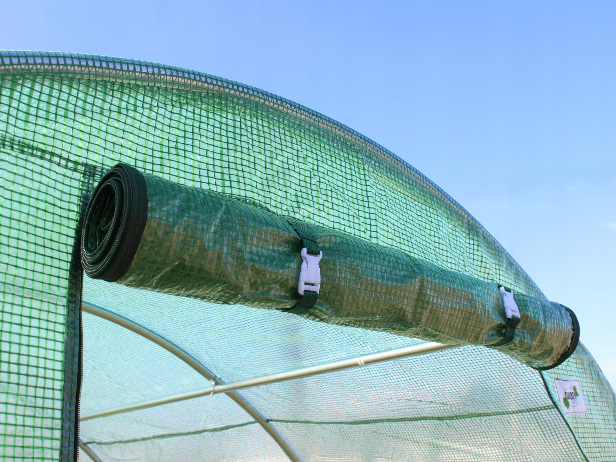 Folie pentru sera de gradina, 6x3 m, material PE 140 g/m, rezistenta la UV4, verde transparent