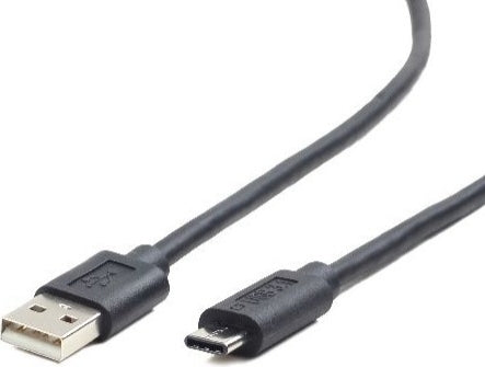 CABLU alimentare si date GEMBIRD, pt. smartphone, USB 2.0 (T) la USB 2.0 Type-C (T), 1.8m, negru, "CCP-USB2-AMCM-6"
