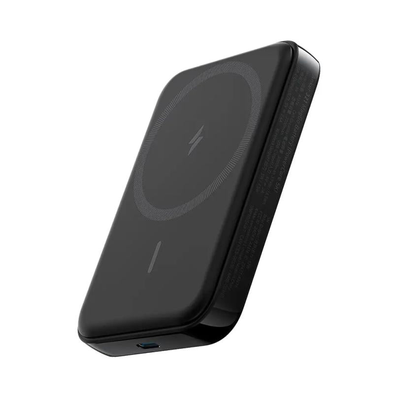 Anker Baterie ext. MagGo 5000mAh Negru (Acumulator extern magnetic wireless Anker 321 MagGo 5000 mAh negru)
