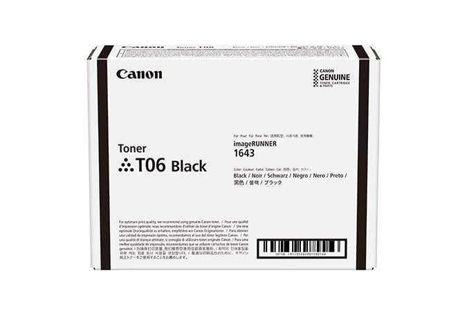 Toner Original Canon Black, CRG-T06, pentru IR 1643i|1643if, 20.6K, ,NOPP, "3526C002AA"