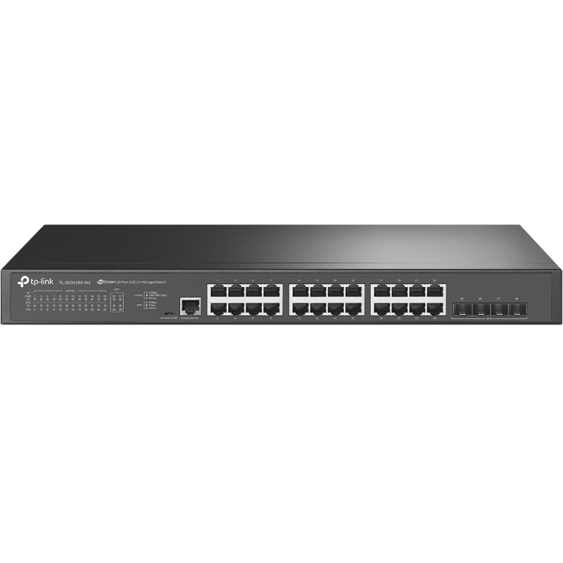 TP-Link TPL SW 24P-GB 4 10GE SFP L2 MANAGED SW