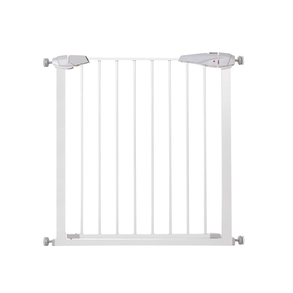 Poarta de siguranta Safety Gate pentru scari, ajustabila 118-127 cm, din otel, alba
