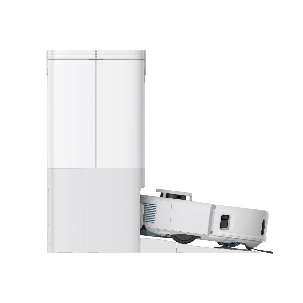 Robot All-in-One Anker "eufy X10 Pro Omni", 8.000 Pa, aspirare uscata si umeda, Wi-Fi, BTH, App, multi-suprafete, volum rezervor 2.5L, alb, "T2351G21" - 194644287153