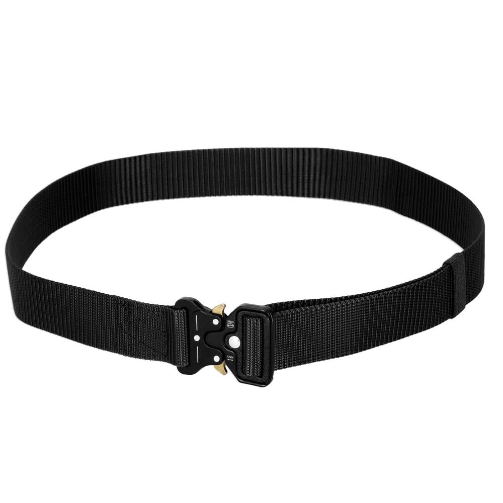 Curea centura Tactical Combat pentru barbati 3.5 x 125 cm, rezistent, negru