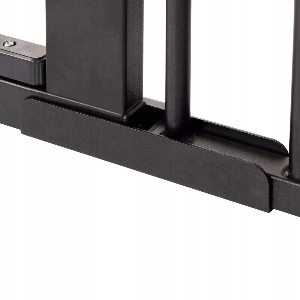 Poarta de siguranta Safety Gate pentru scari, ajustabila 131-138 cm, din otel, neagra