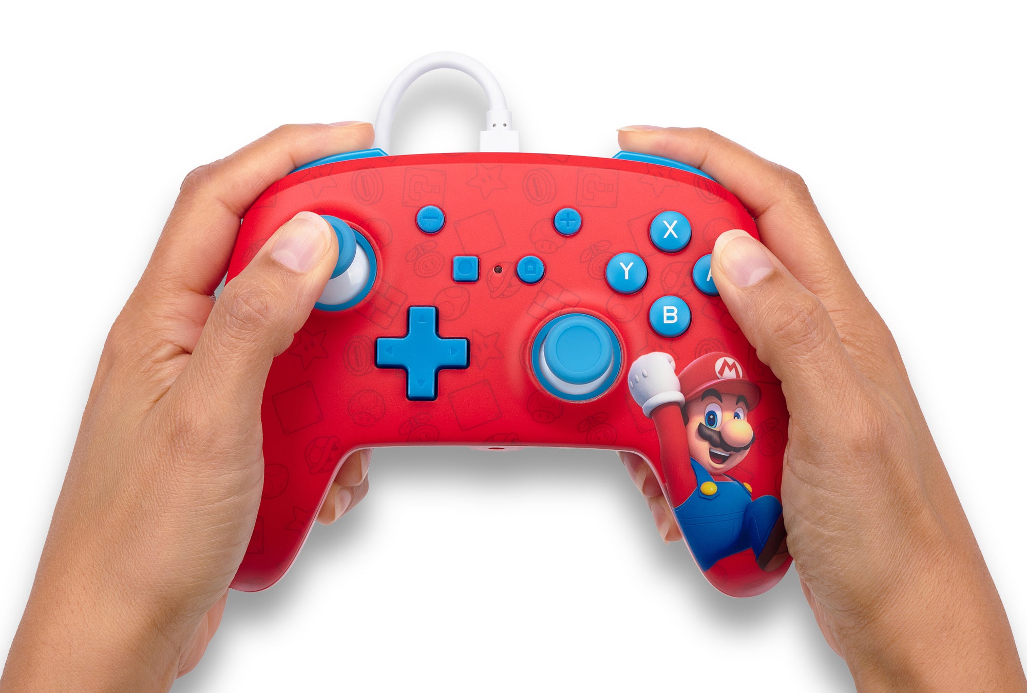 CONTROLLER PowerA, cu fir, pentru Nintendo, Woo-Hoo Mario, "NSGP0001-01"