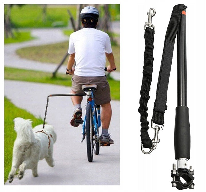 Lesa hands-free de caini pentru bicicleta, Sersimo, Negru
