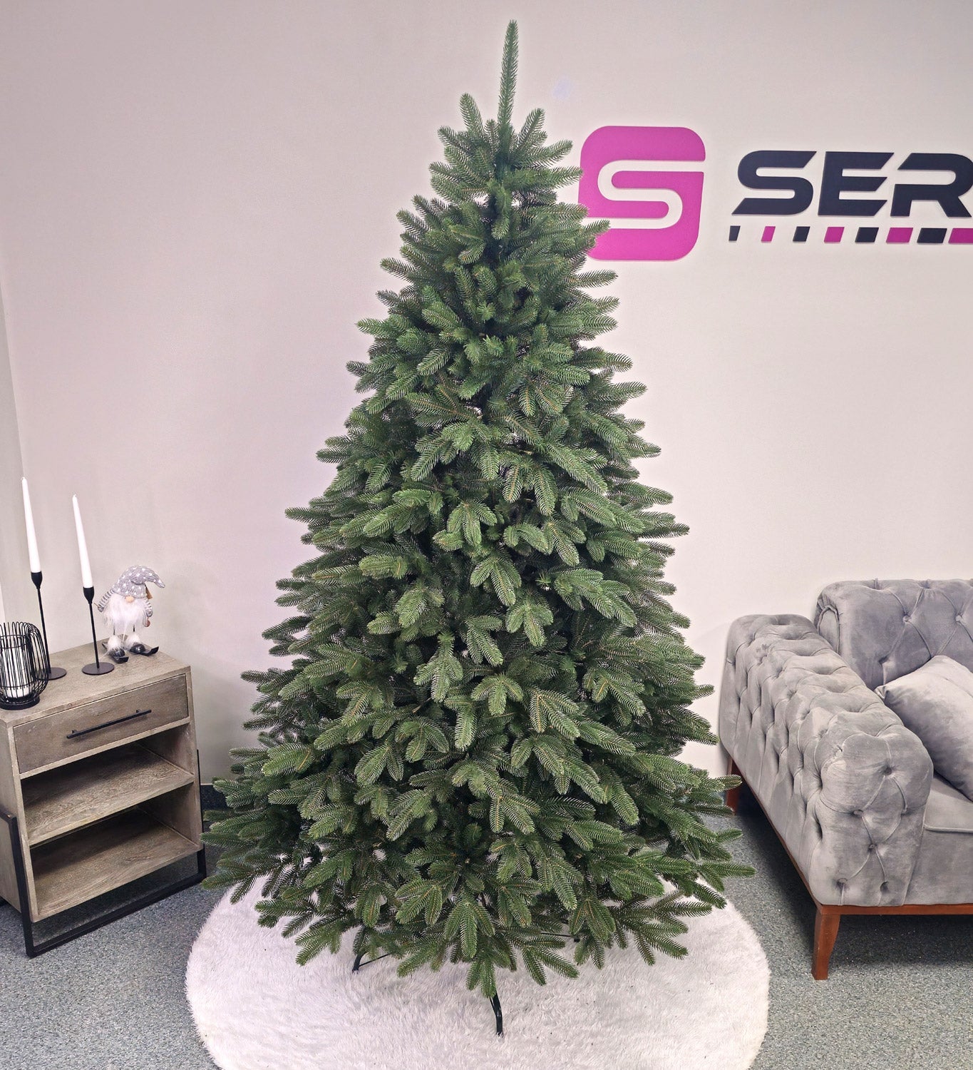 Brad artificial Christmas Deluxe by Sersimo, Laponia Select, integral 3D, 210cm