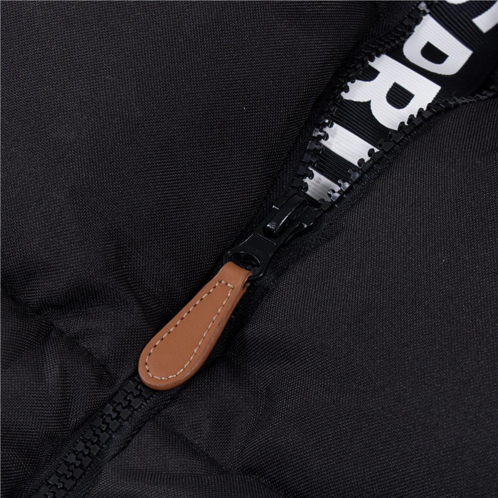 Sac iarna de bebelusi pentru carucior, marime universala, cu gluga, 90x45cm, negru