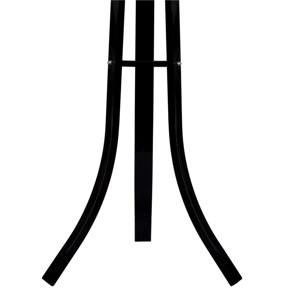 Cuier din metal Sersimo, 9 agatatoare, 180cm, negru
