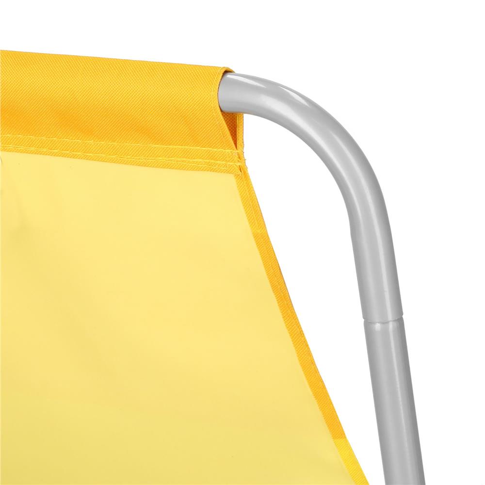 Scaun de plaja Sersimo GC024, pliabil, 90kg, 52x88cm, galben