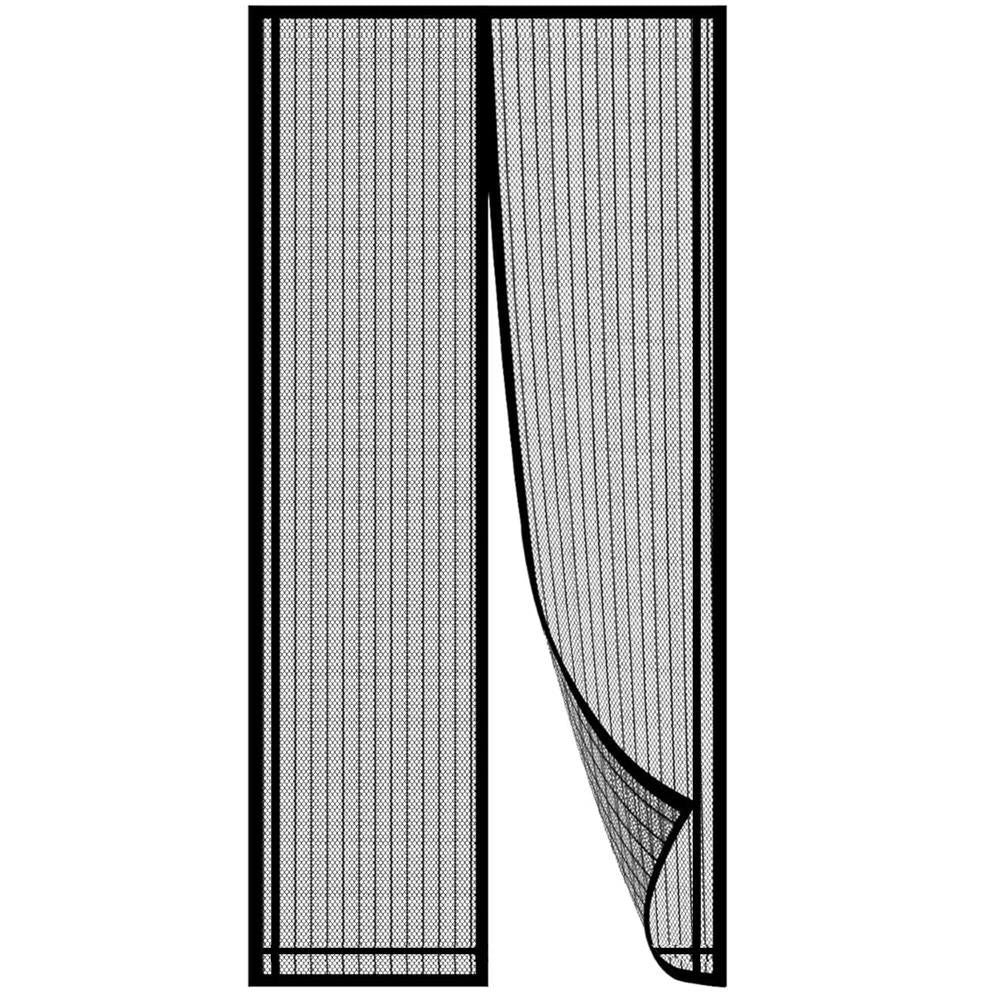 Plasa anti-insecte, inchidere magnetica, latime 80-100cm, inaltime 210-220cm, negru