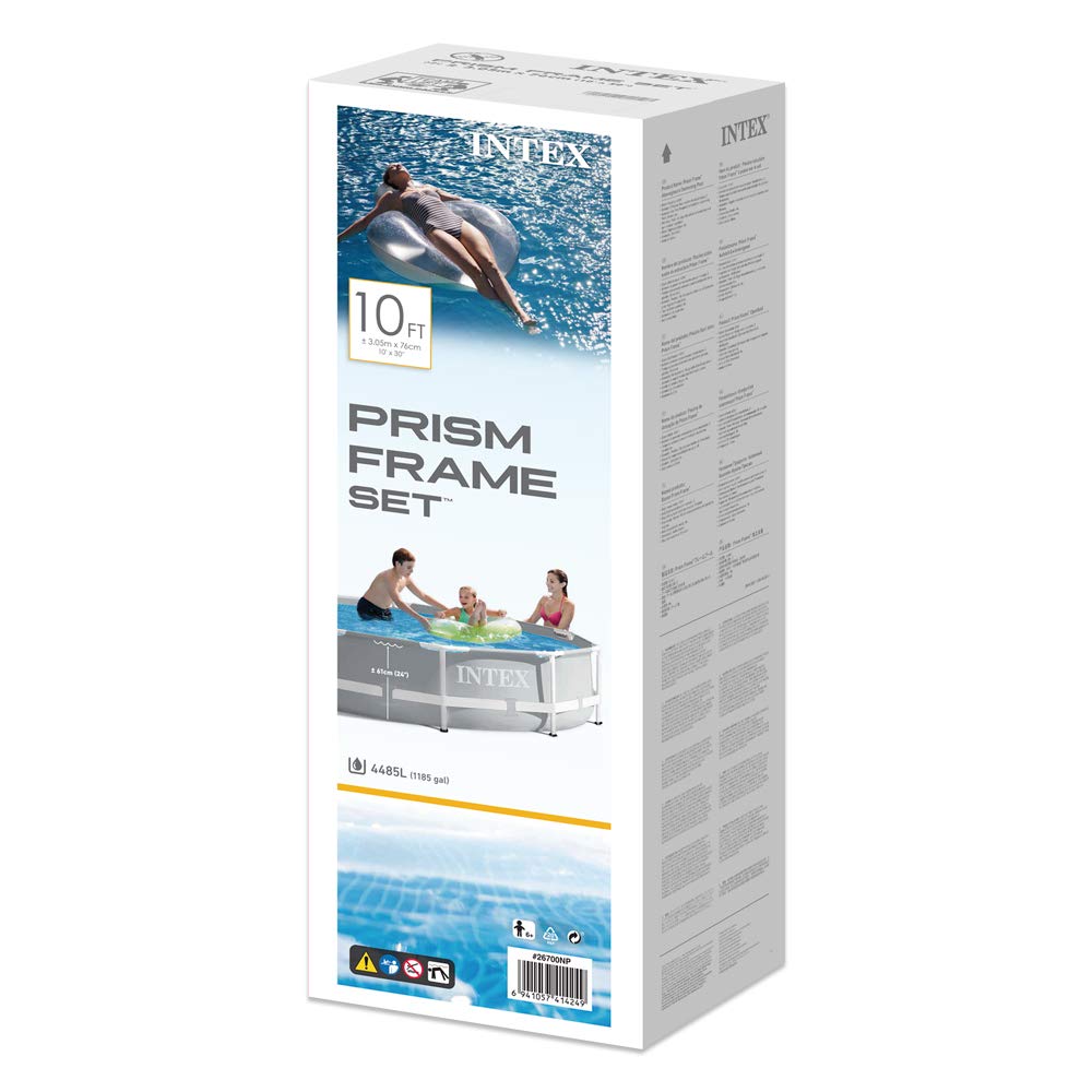 Piscina cadru metalic Intex Prism Frame, 305x76 cm, 4.500 litri
