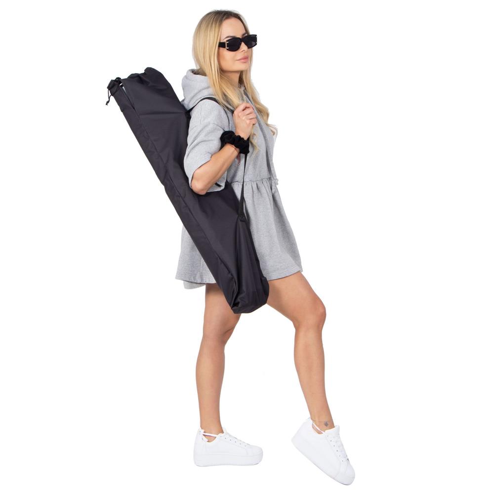 Pat pliant pentru camping, structura metalica, 190x74x42cm, 150kg, negru
