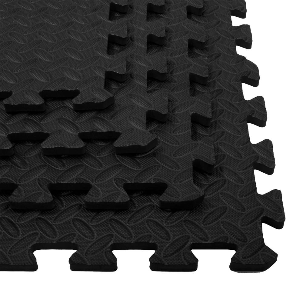 Set covoras de protectie saltea de antrenament, tip puzzle, 6 bucati de 60x60cm, 12mm
