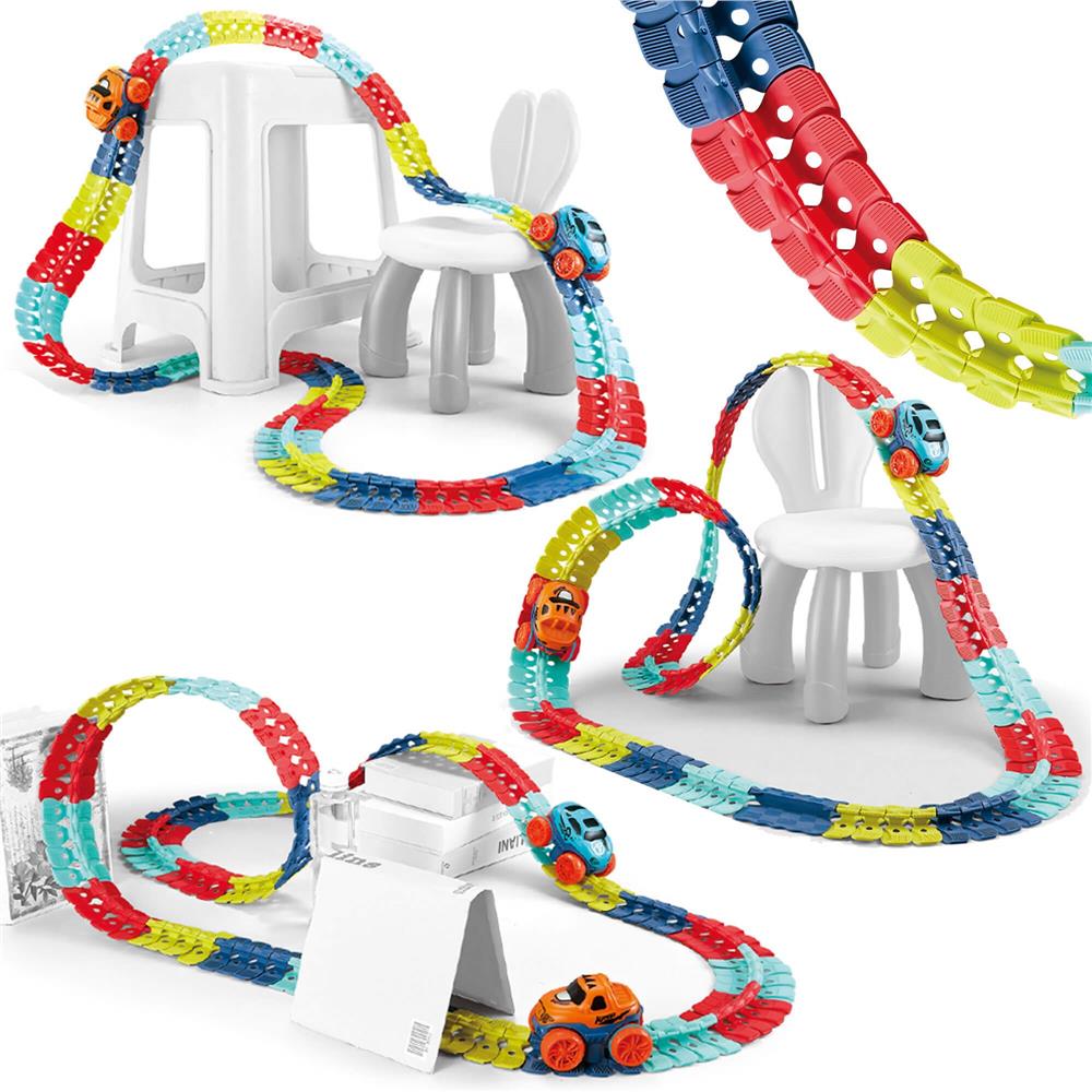 Circuit masinute Changeable Track, cu 184 de piese, pista configurabila