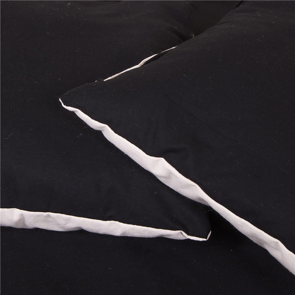 Cort copii Sersimo stil indian Teepee Tent cu fereastra, covoras gros si 2 perne, alb negru