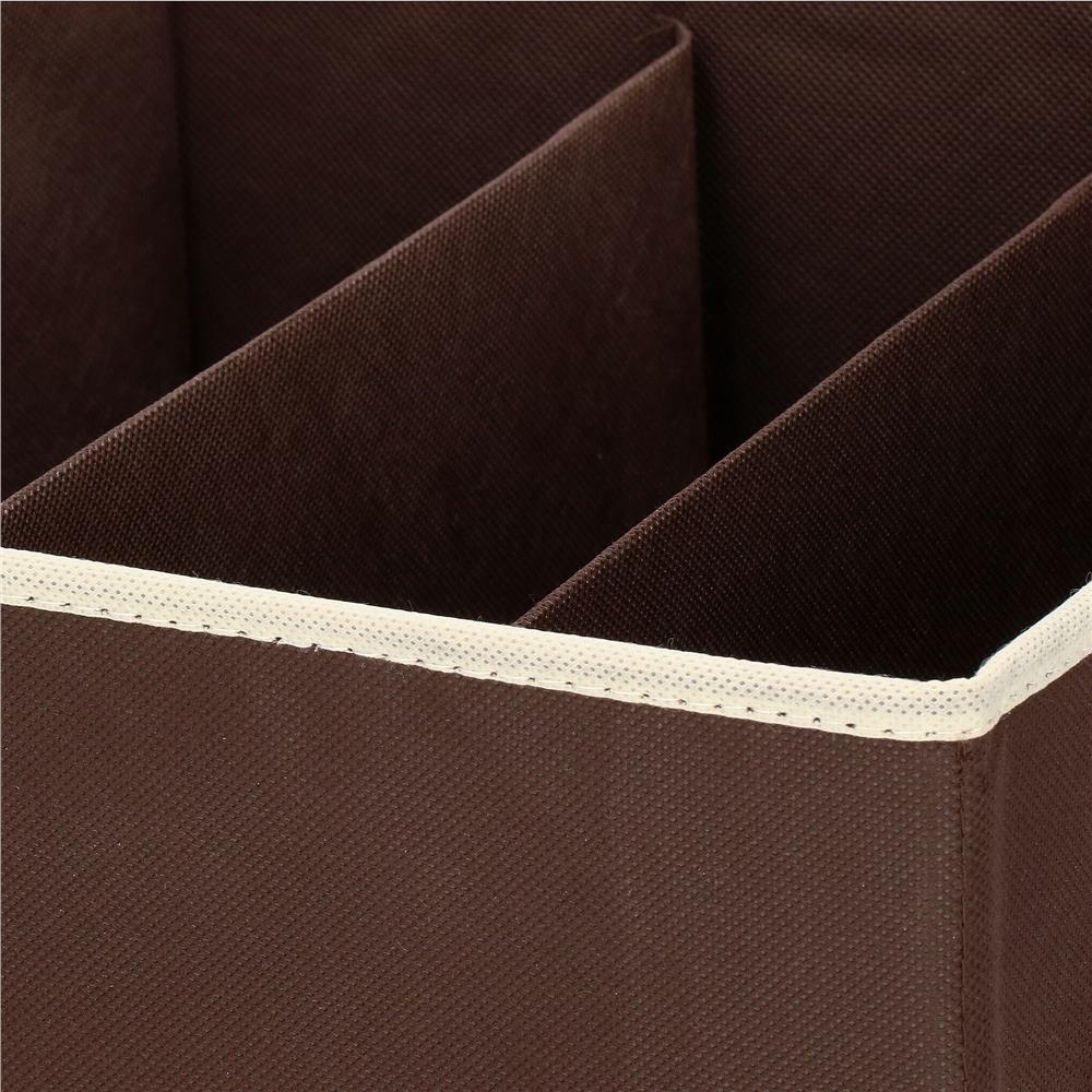Organizator dulap tip lada cu 3 sertare, Sersimo, textil, maro