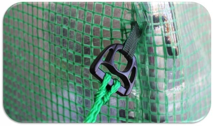 Sera de gradina, tip tunel cu cadru metalic, 300x600cm, verde, 18mp (ventilatie suplimentara)