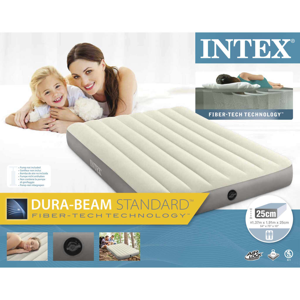 Saltea Intex Deluxe Full, 191x137x25cm