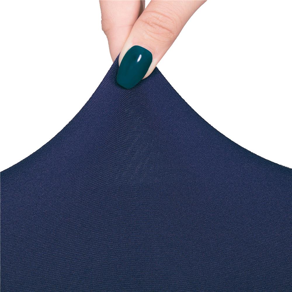 Husa universala pentru scaun, marime universala, poliester si spandex, 45 x 60 cm, bleumarin
